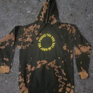 Pierce the Veil "The Jaws Of Life" black tie dye hoodie Size Small Brand New